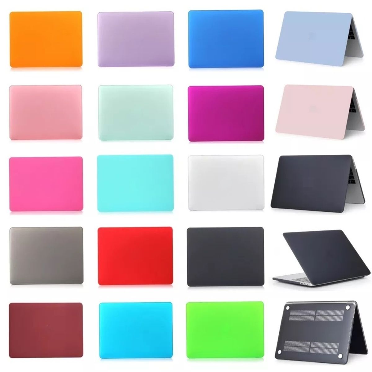 GENERICO - Carcasa Protector Para Macbook Air 13 Chip M2 M3 M4 2022 a 2025 Antideslizante Mate - Azul Oscuro