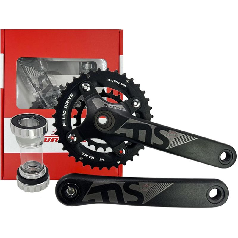 SUNRISE - Plato Biela Sunrace Ms 36-22 Biplato Bicicleta Mtb