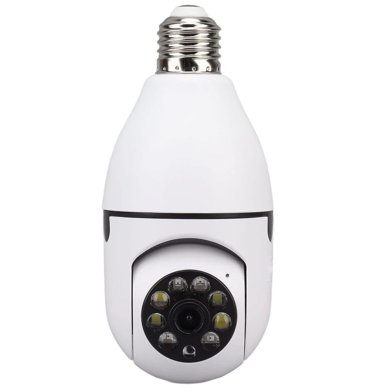 ONE PIXEL - Camara Bombillo Giratoria De Seguridad Wifi 1080p Vision Noc