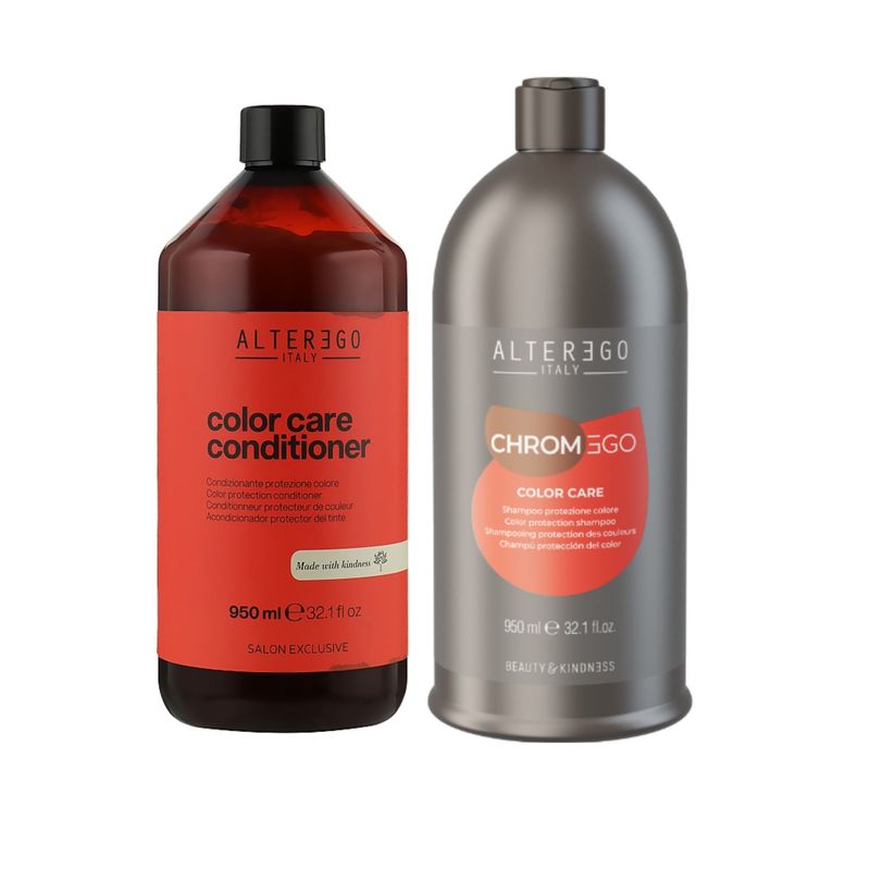 ALTER EGO - Shampo  Acondicionador Color Care Alter Ego Cuidado Color
