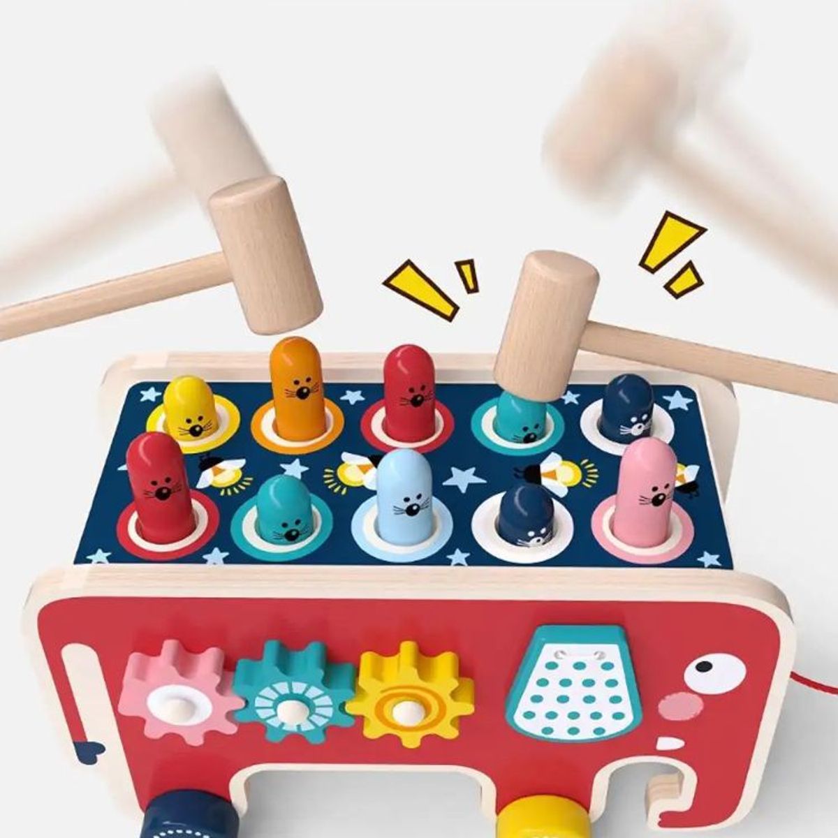 GENERICO - Juego Didáctico Montessori Martillo Y Xilófono Para Niños