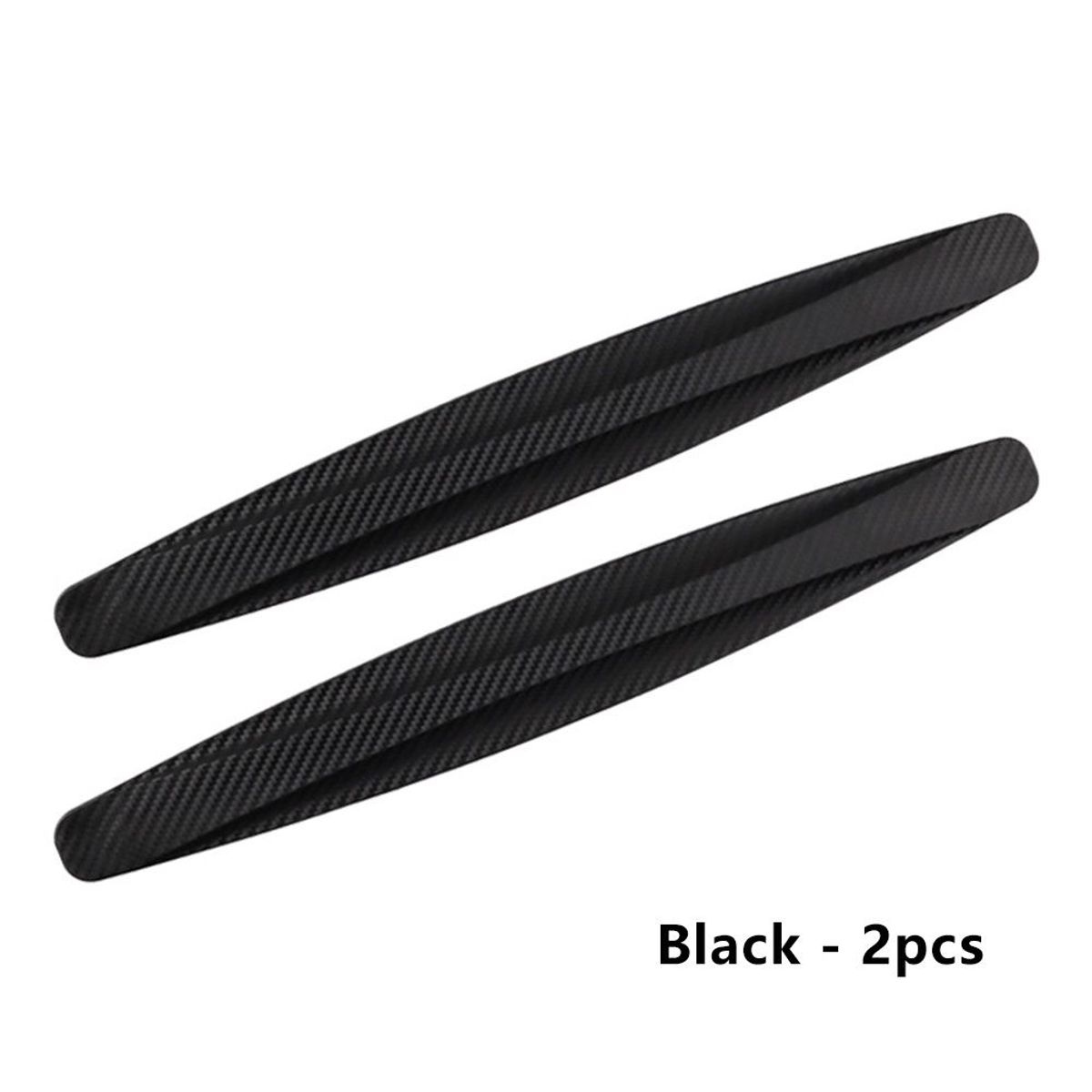 GENERICO - Protectores Bumper Parachoques  Rayones Adhesivo Negro