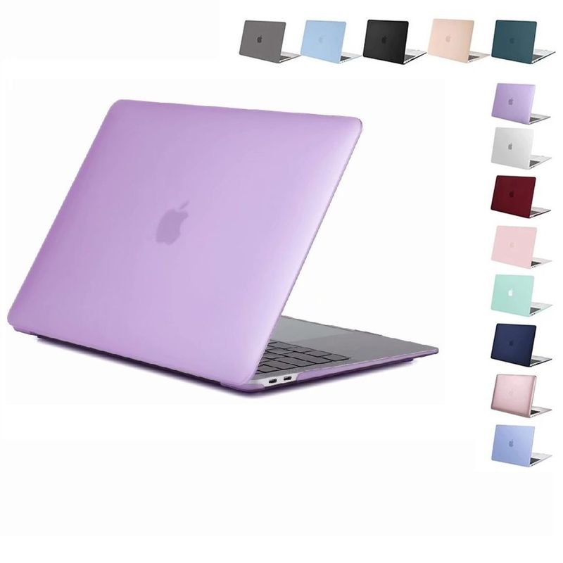 GENERICO - Carcasa Protector Antideslizante Mate Para Macbook Pro 14 - Morado