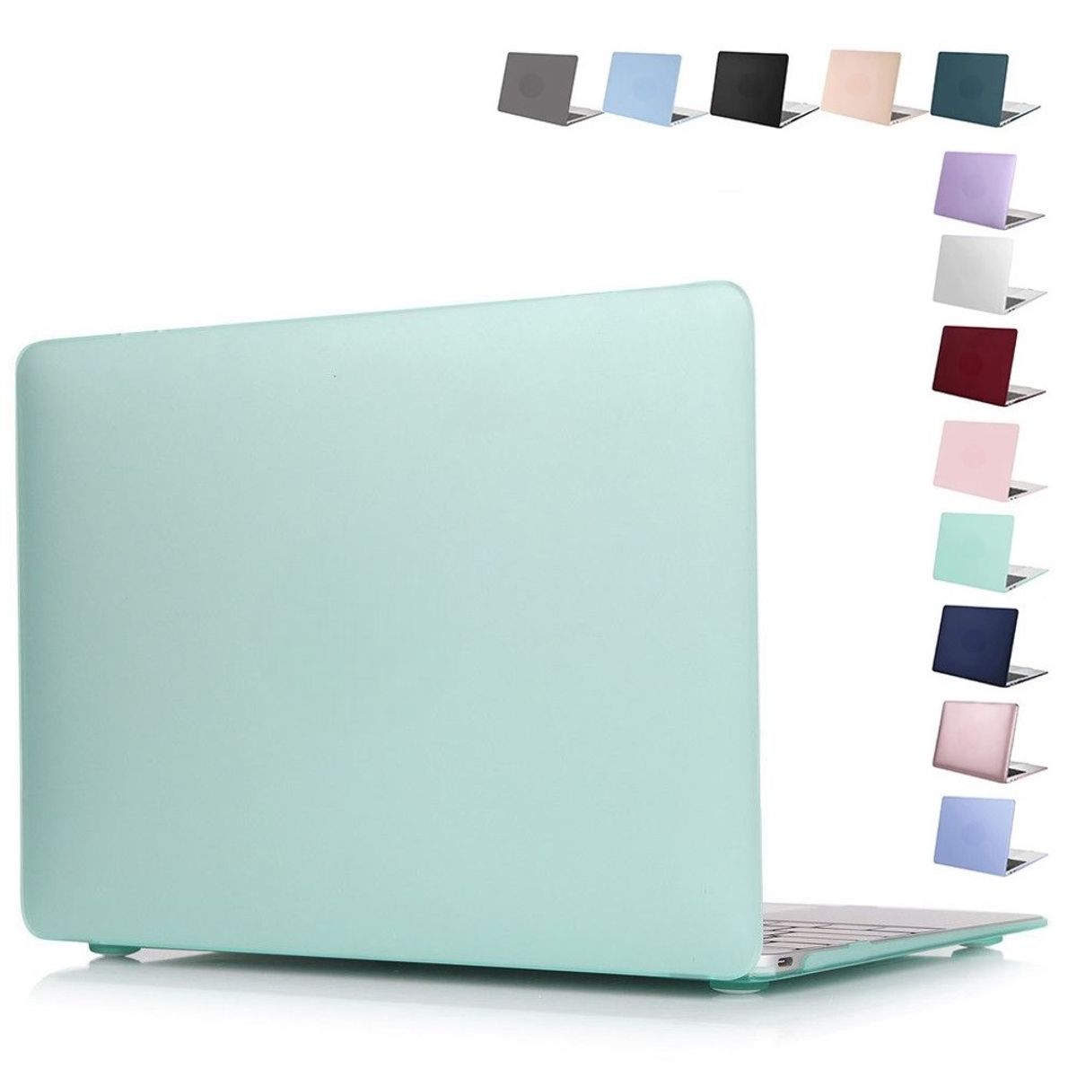 GENERICO - Carcasa Protector Para Macbook Pro 14 Chip M1 a M5 2021 a 2025 Antideslizante Mate - Verde Menta