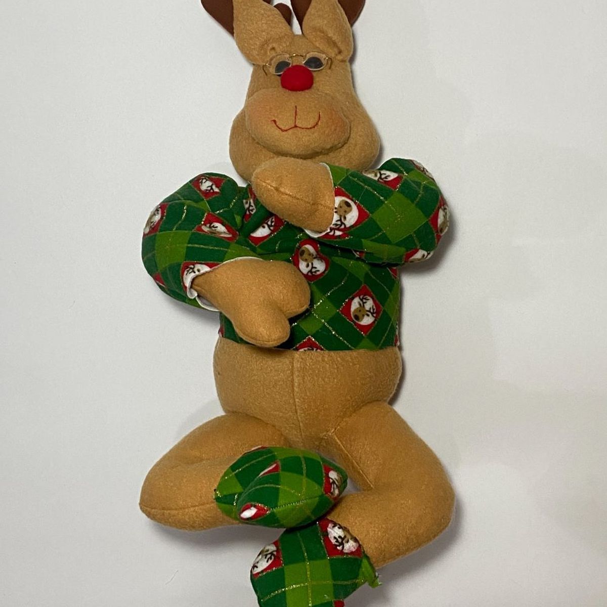 GENERICO - Muñeco de navidad Reno Sentado