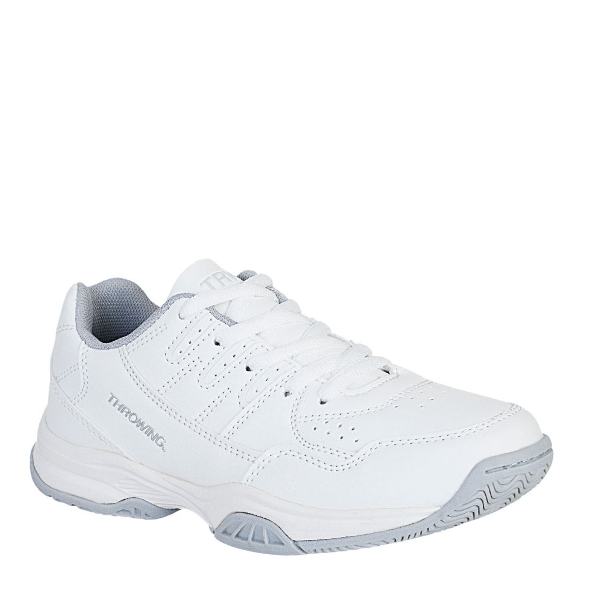 THROWING - Tenis Unisex marca THROWING en Color BLANCO  / TENIS BTS EVOLUTION COR