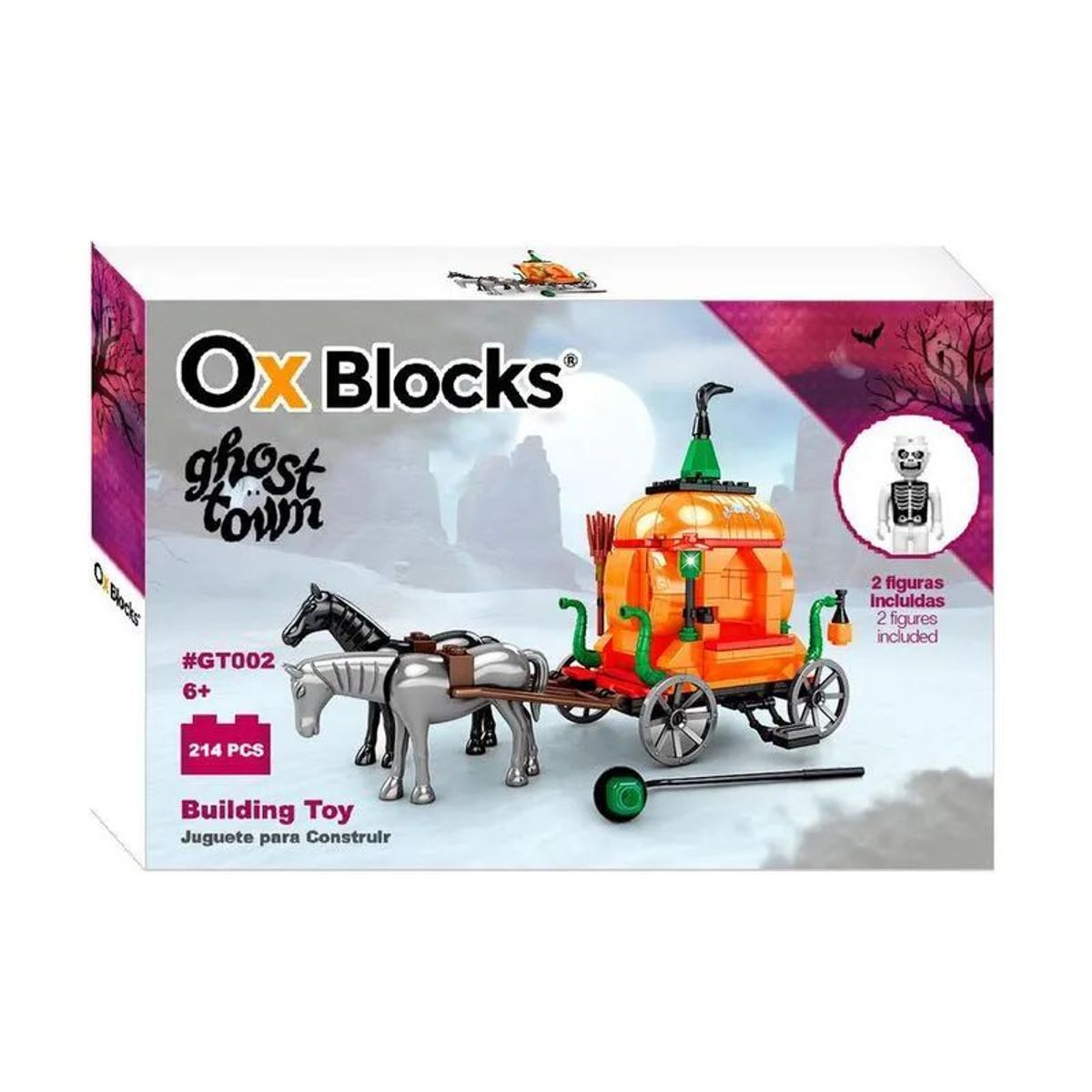 OX BLOCKS - Set De Construcción Ghost Town 214 Bloques Para Armar