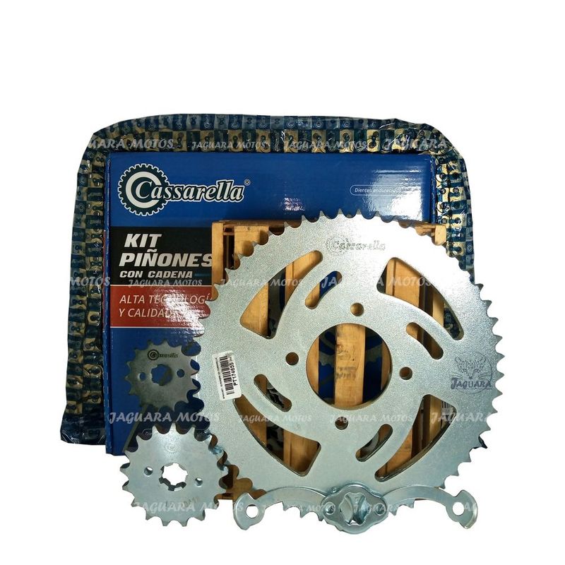 GENERICO - Kit Arrastre Bomber 150 Victory Cadena Dorada Cassarella