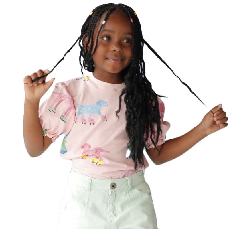 RAINBOW RIDERS - Rainbow Riders Roller Doggy T-Shirt para niña