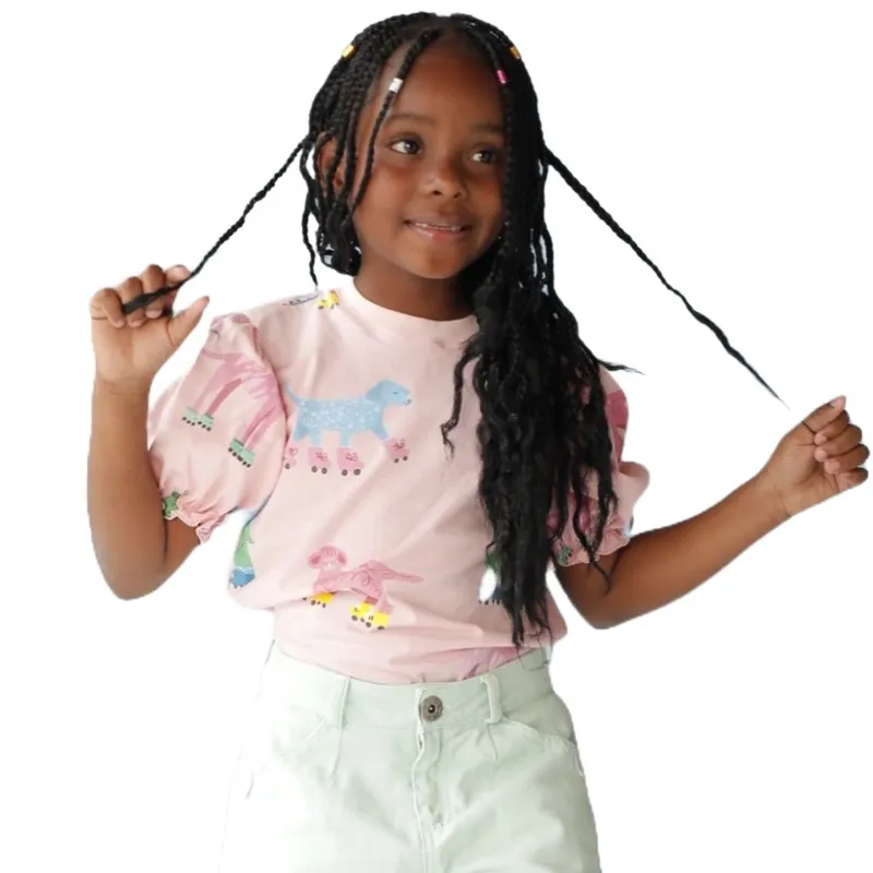 RAINBOW RIDERS - Rainbow Riders Roller Doggy T-Shirt para niña