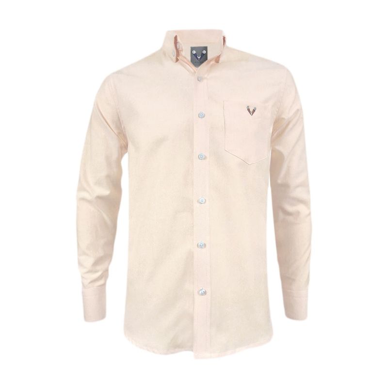 SON DOS - Camisa oxford curuba también en tallas grandes manga larga hombre