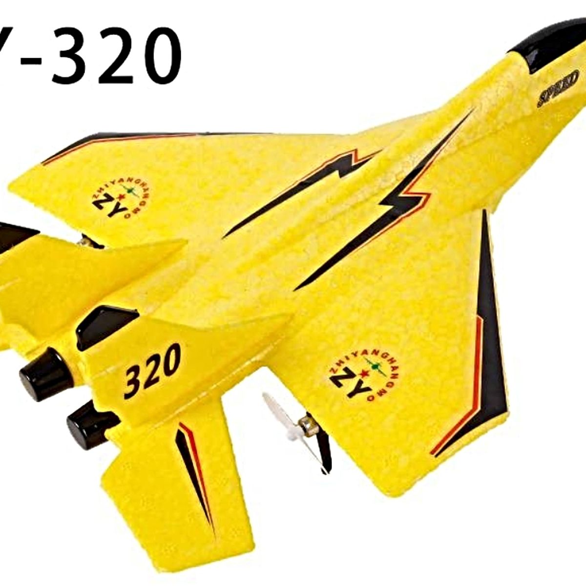 GENERICO - Avión Planeador de Control remoto ZY-320 - Amarillo