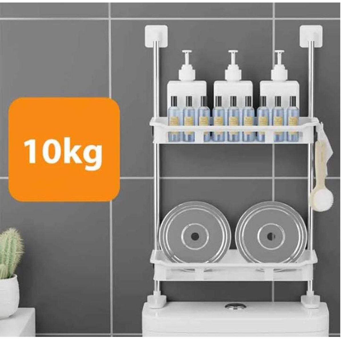 ONE PIXEL - Organizador Para Baño Estante De Almacenamiento 2 Niveles