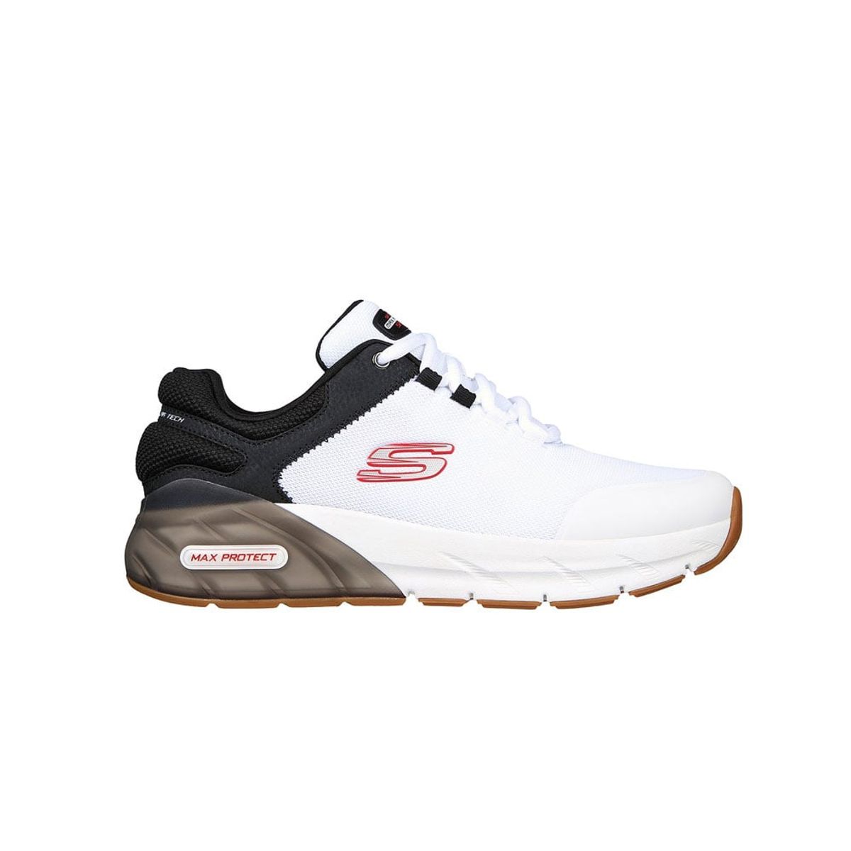 SKECHERS - Tenis Hombre Skechers Max Protect - Blanco-Negro