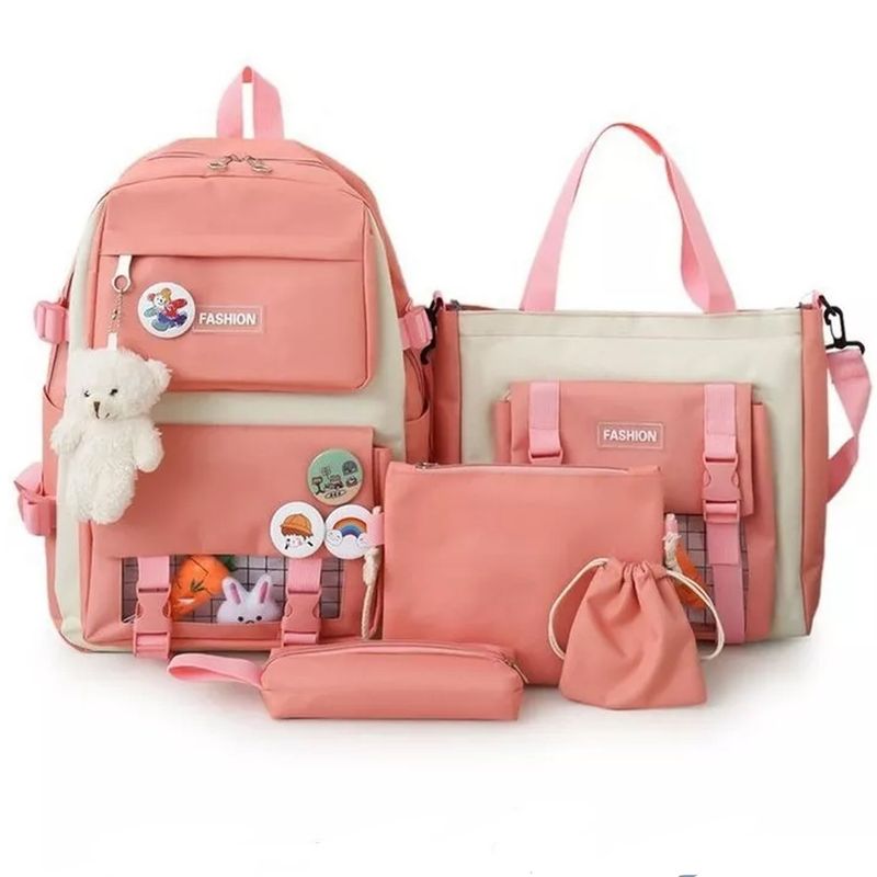 ONE PIXEL - Morral Maleta Combo 5 Piezas Para El Colegio ONE PIXEL