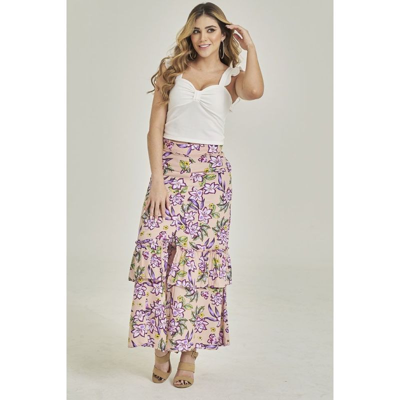 RAGGED - Falda taylor Rosado palo de rosa Ragged