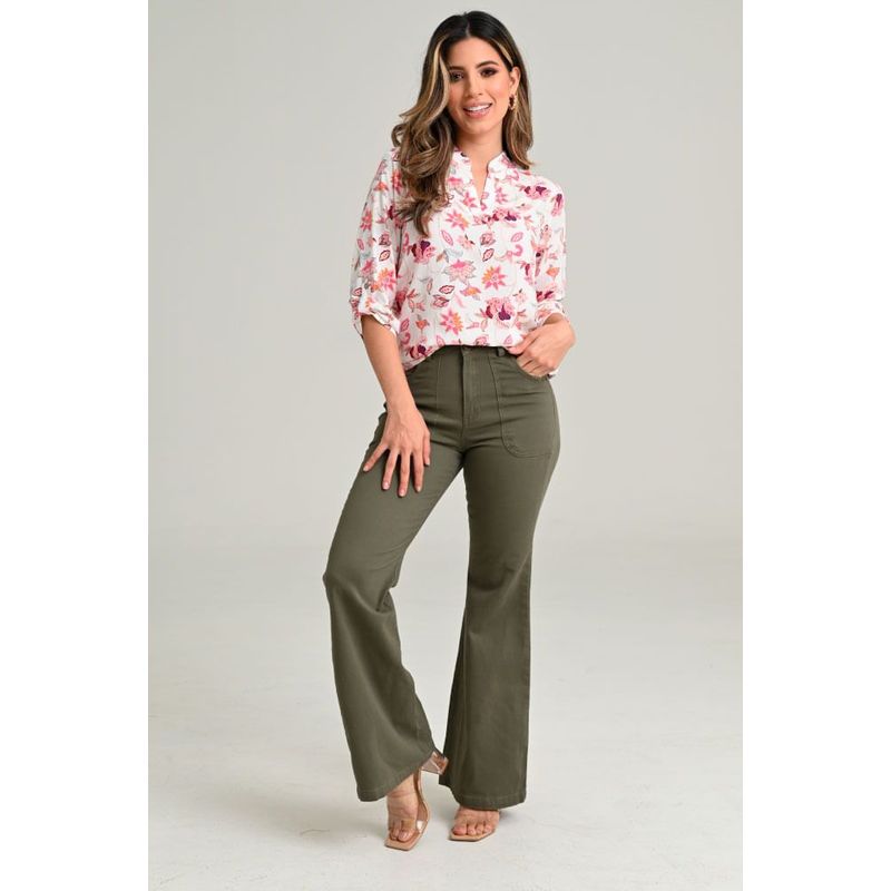 RAGGED - Pantalon new zamolo Verde militar Ragged