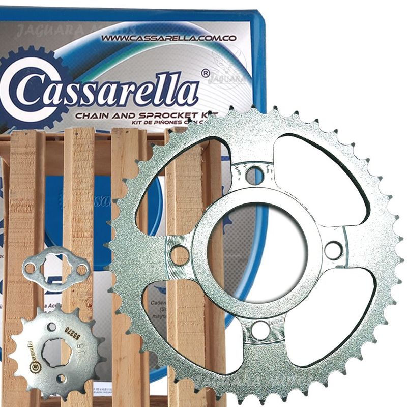 GENERICO - Kit Arrastre Fastwind 180 Um Cadena Dorada Cassarella