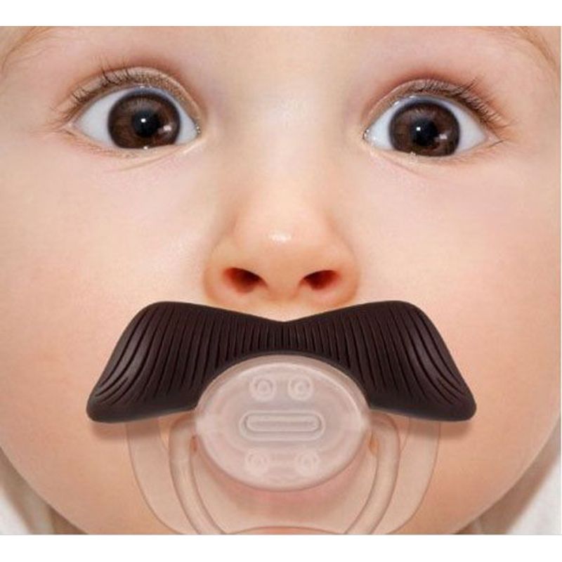 GENERICO - Chupo Bigotes  para Bebes - Chaplin