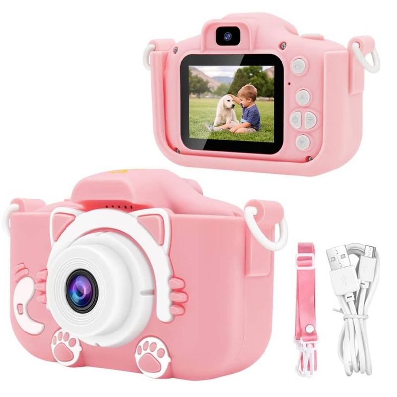 ONE PIXEL - Cámara Digital Para Niños Lcd Foto 20mpx Video 1080p Kitty