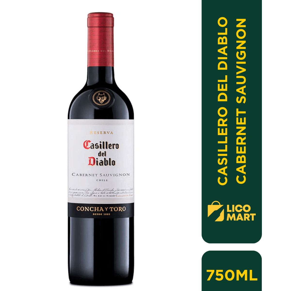 CASILLERO DEL DIABLO - VINO TINTO CASILLERO DEL DIABLO CABERNET SAUVIGNON