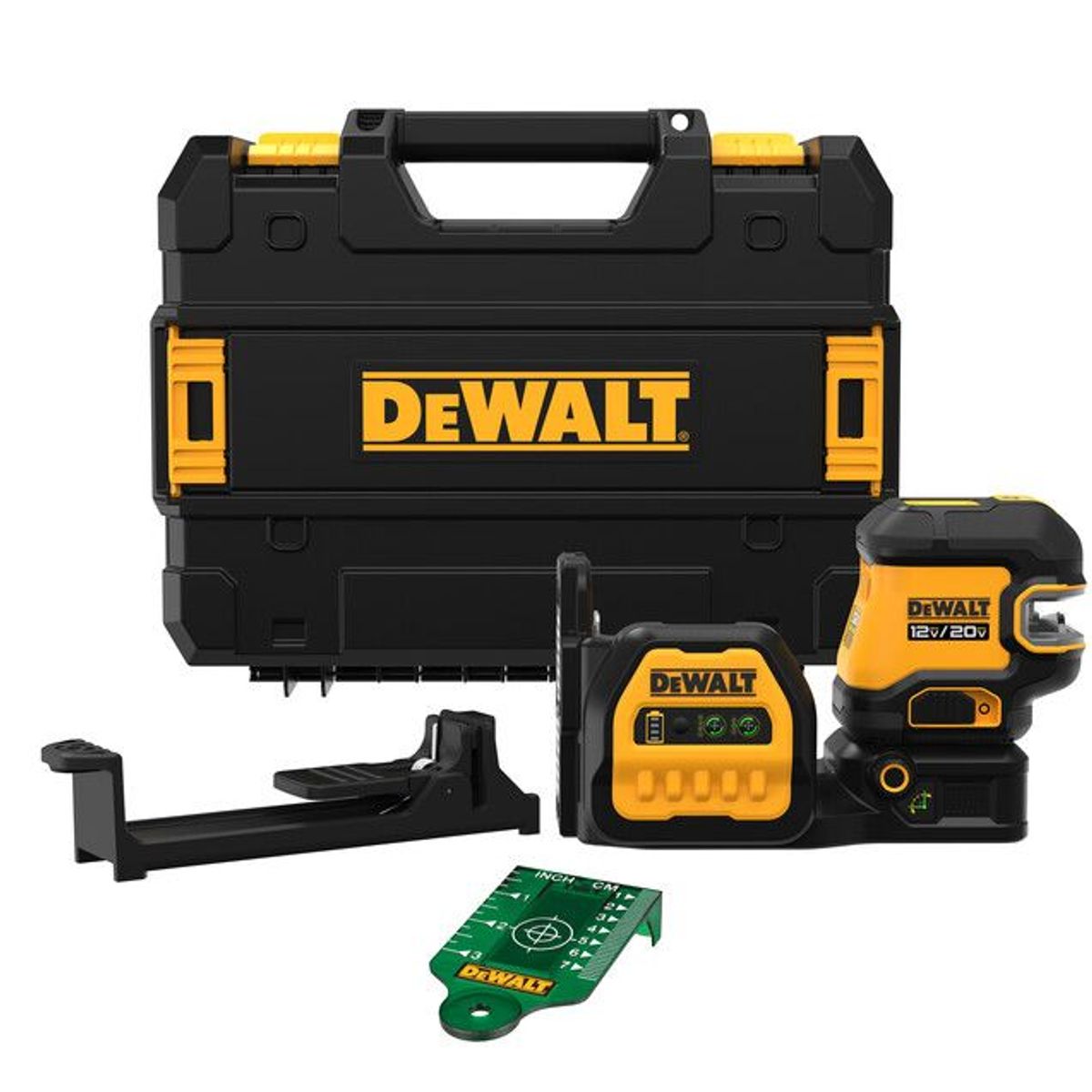 DEWALT - Nivel Laser Verde 2 Planos Con 5 Puntos Dewalt Dcle34520gb