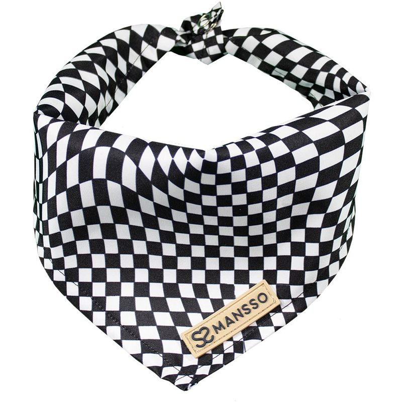 GENERICO - Pañoleta Ajedrez PerroGato Mansso Talla M