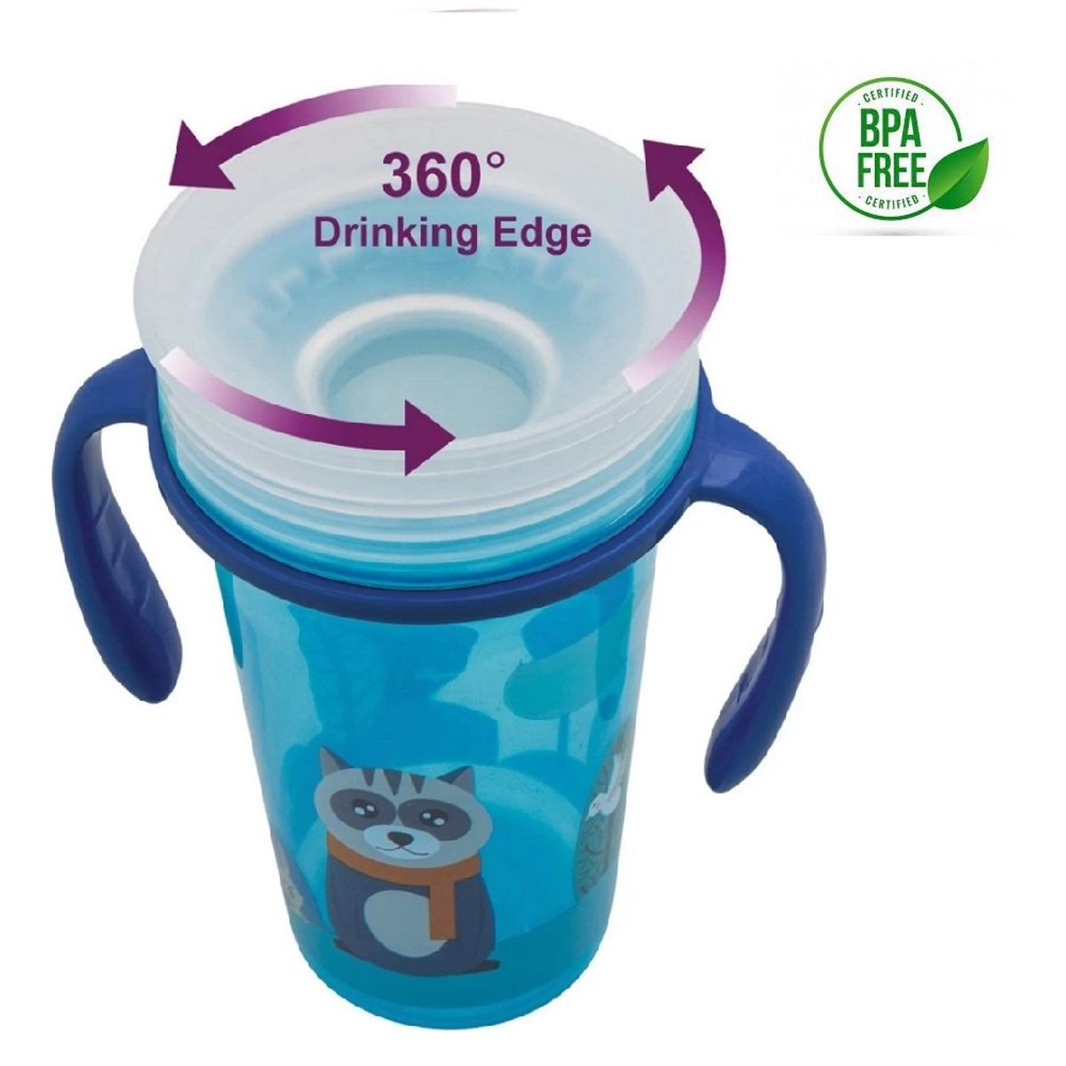 GENERICO - Vaso no Regueros 360 - Antiderrame - Animalitos