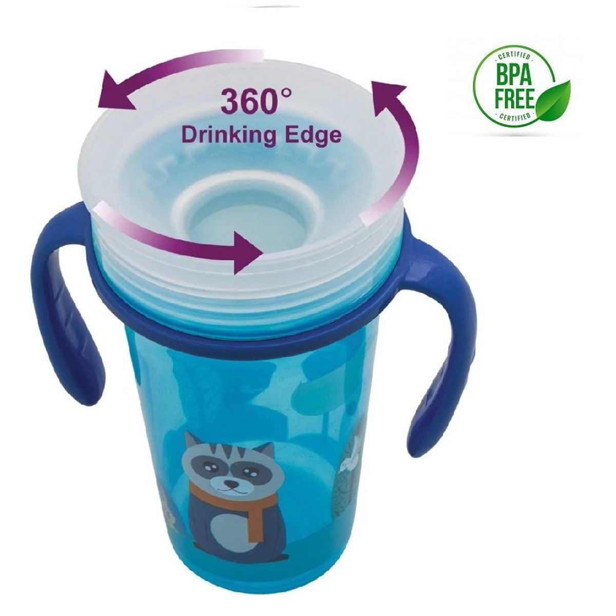 GENERICO - Vaso no Regueros 360 - Antiderrame - Animalitos