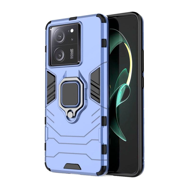 GENERICO - Funda Anti Golpes Anillo Compatible con Xiaomi Mi 13T Azul