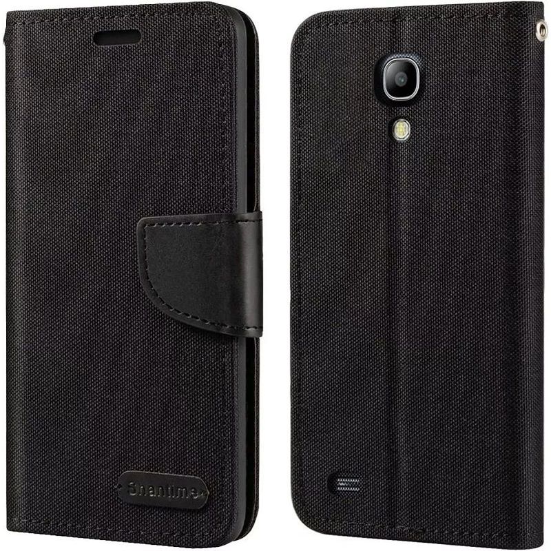 GENERICO - FLIP COVER PARA CELULAR SAMSUNG S4 MINI NEGRO