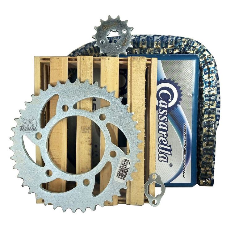 GENERICO - Kit Arrastre Yamaha R15 Yzf Cadena Dorada Cassarella