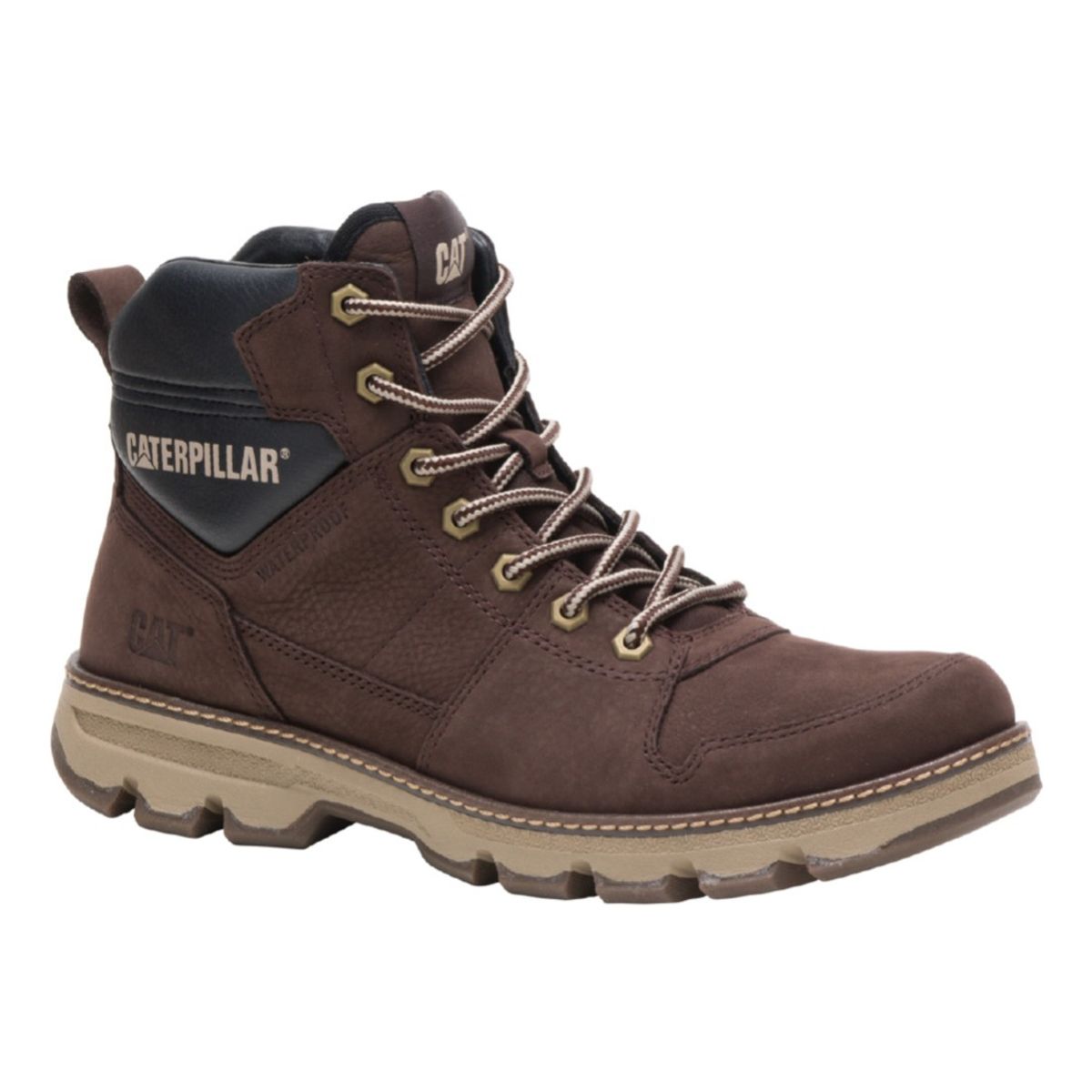 CAT - Botas café hombre MERIDIAN WP P724394-CE8 CAT