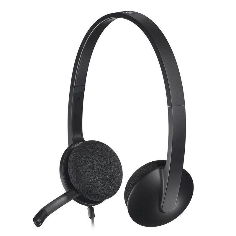 LOGITECH - Logitech H340 Auriculares Usb Micrófono Con Supresión Ruido