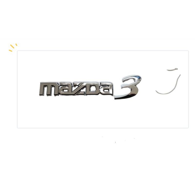GENERICO - Emblema logo baul trasero maletero para mazda 2