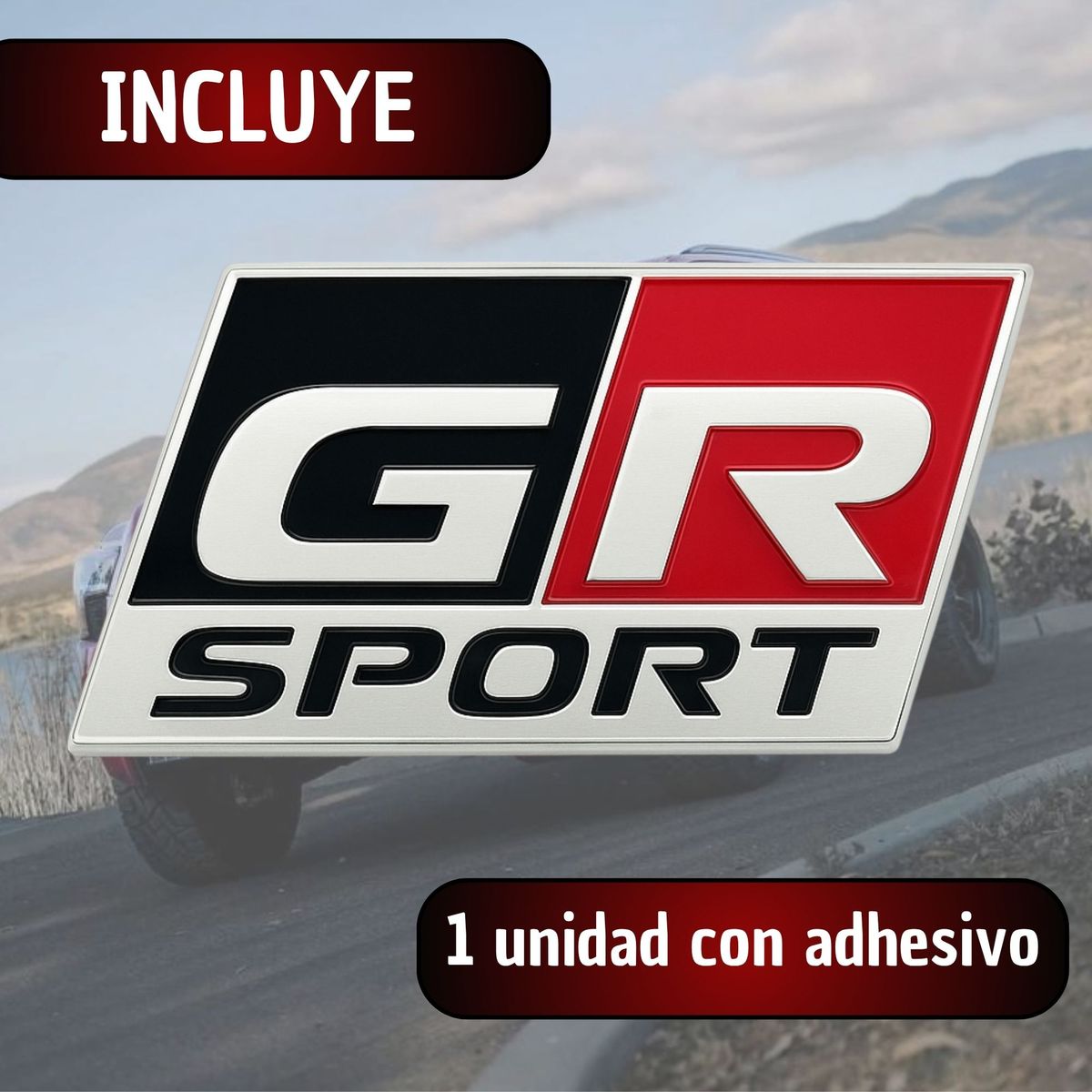 GENERICO - Emblema toyota gazoo racing hilux fortuner sahara