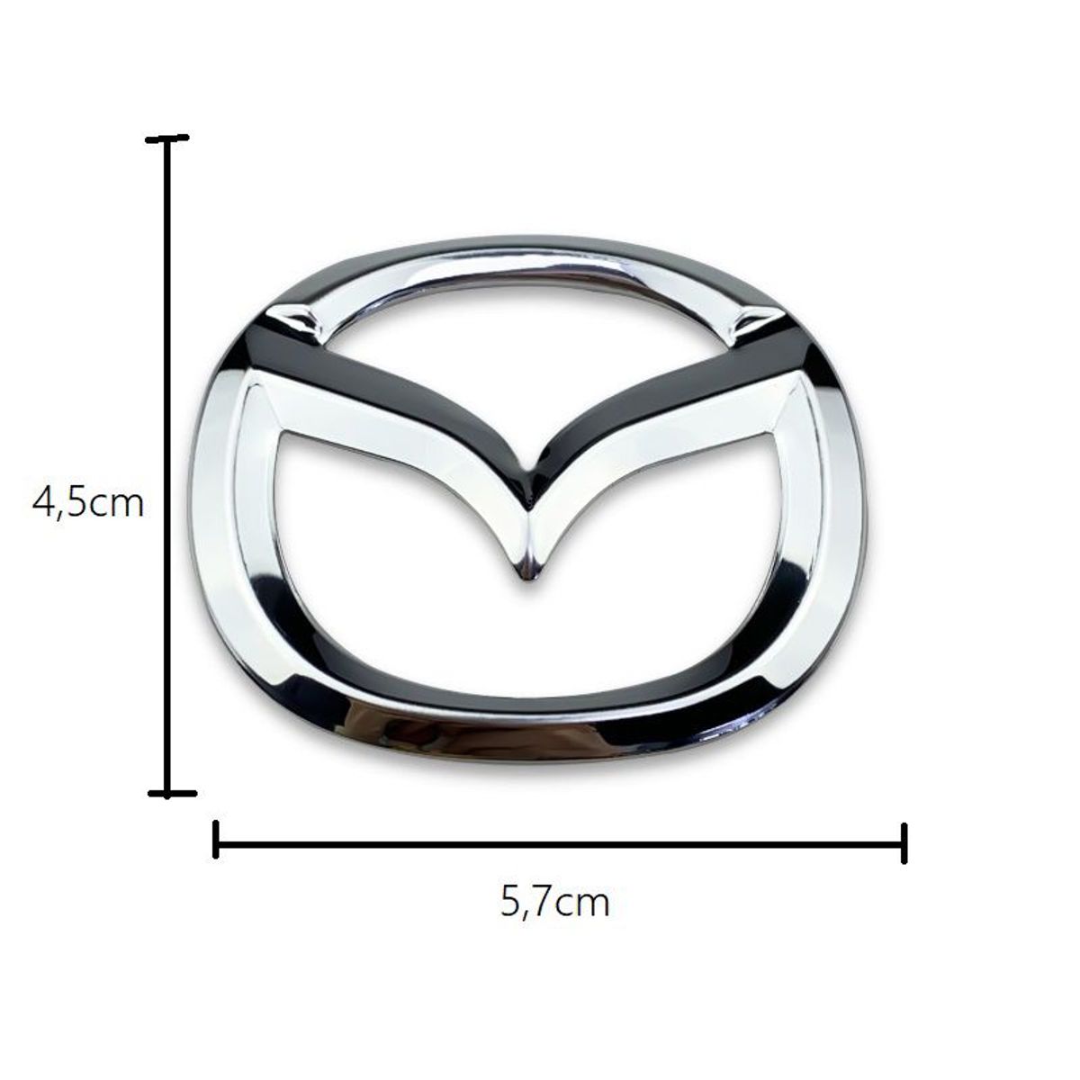 GENERICO - Emblema Logo Timon Volante Cabrilla Mazda
