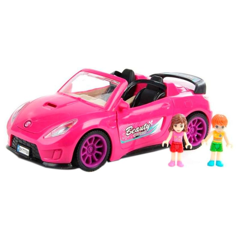 GENERICO - Carro Convertible  Set Muñecas Luces Sonidos De Lujo