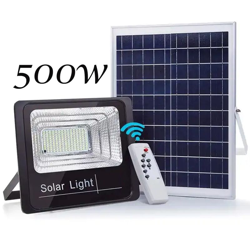ONE PIXEL - Reflector Solar 500w Lampara Led Panel Solar Control Remoto ONE PIXEL