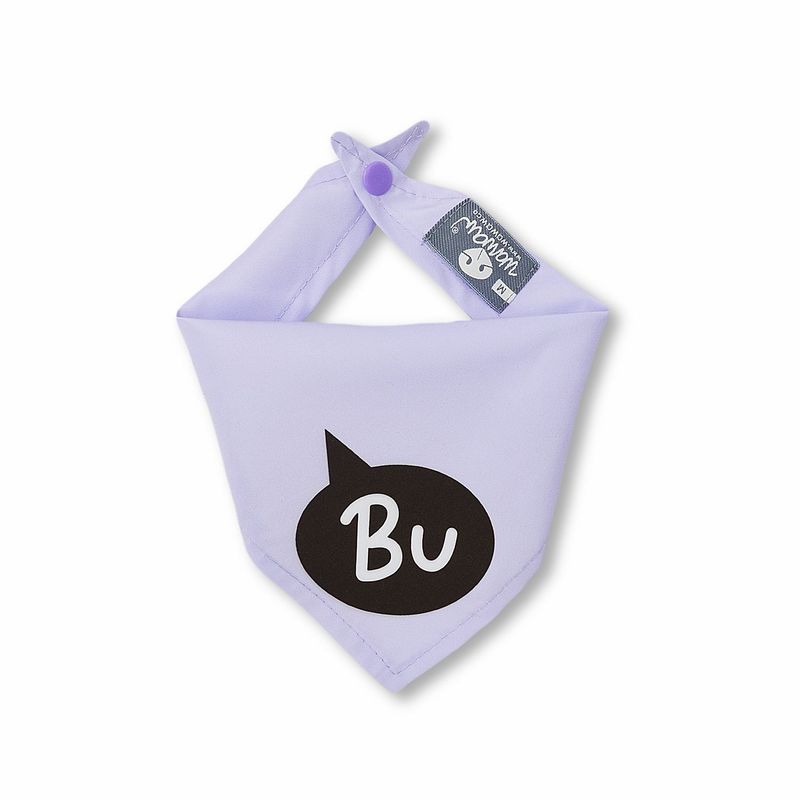 WAWAW - Pañoleta para perro talla XL lila bu Halloween Wawaw