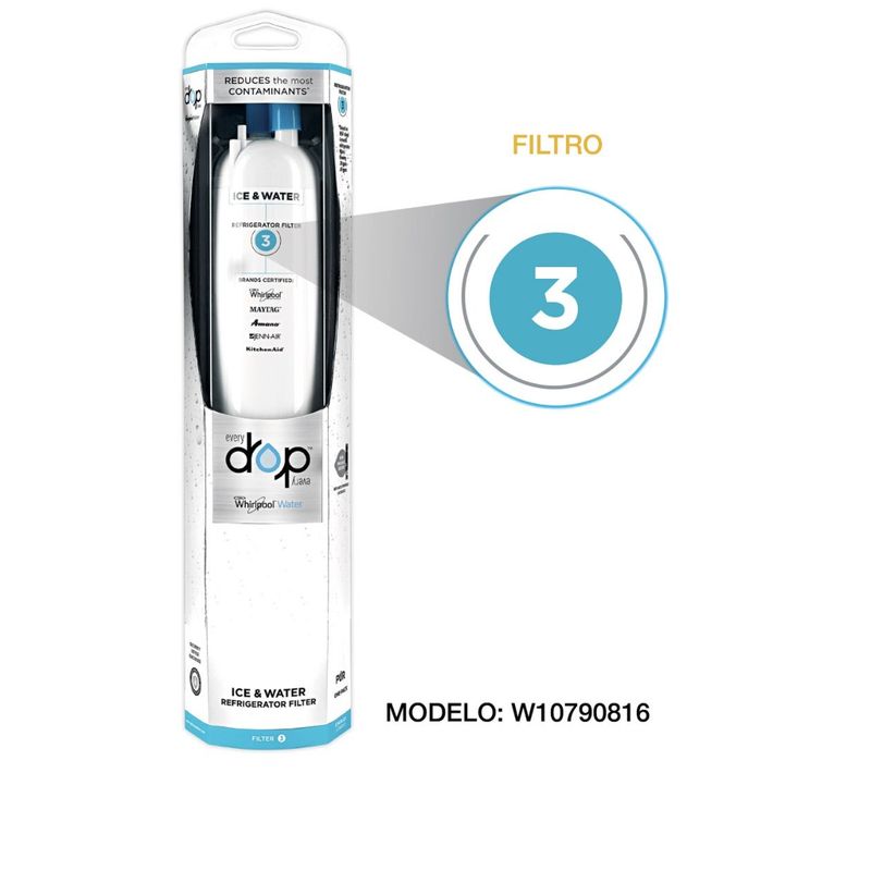 WHIRLPOOL - Filtro Nevera Whirlpool Interno 3 W10790816
