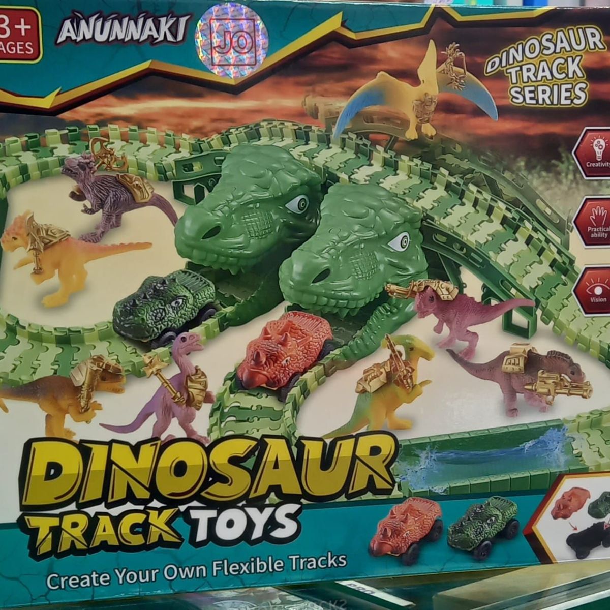 GENERICO - Pista Infantil Dinosaur Track Toys