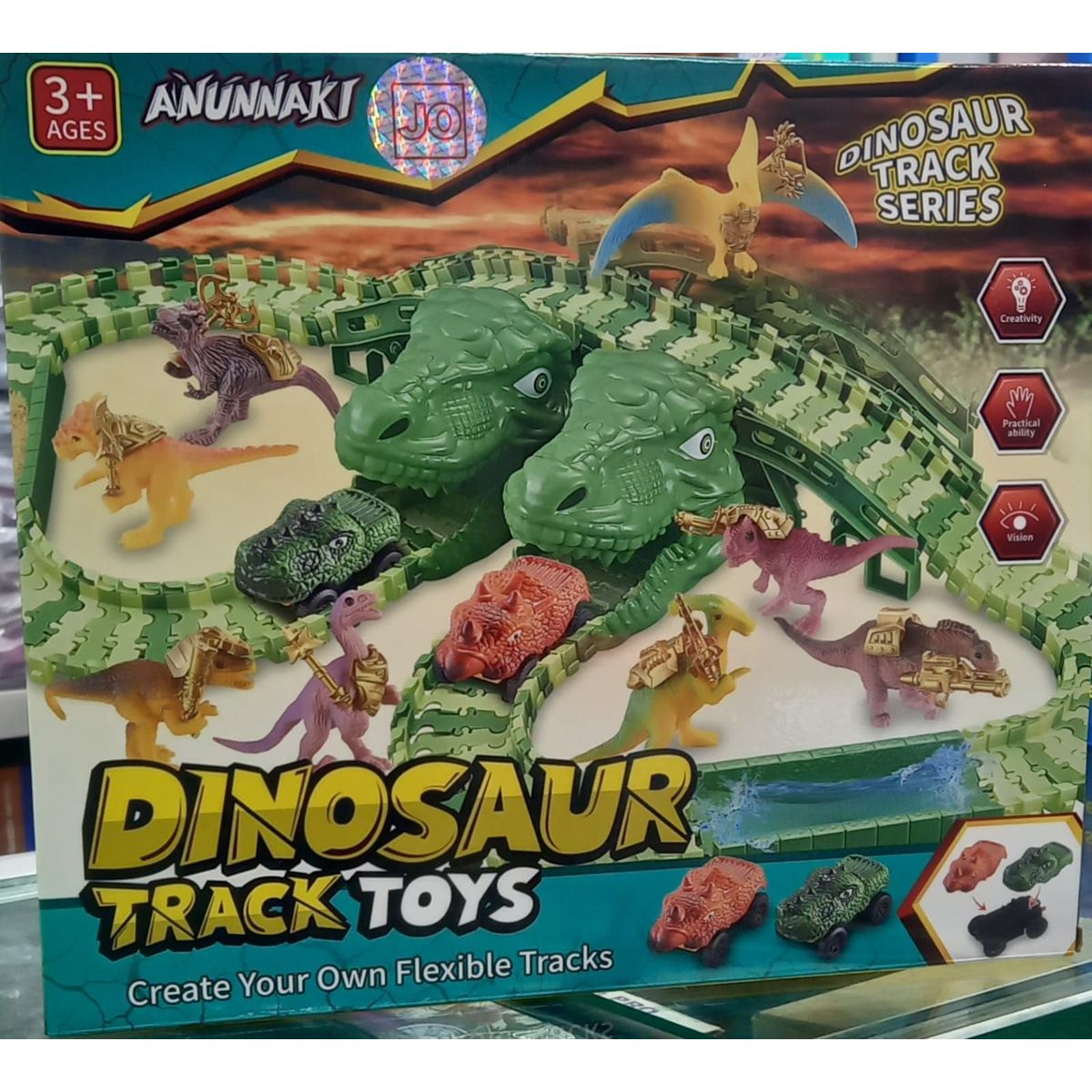 GENERICO - Pista Infantil Dinosaur Track Toys