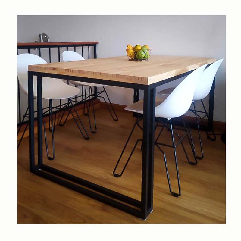 22 GRADOS DECORACION - Mesa comedor Jenn 200x100cm en roble  natural y metal