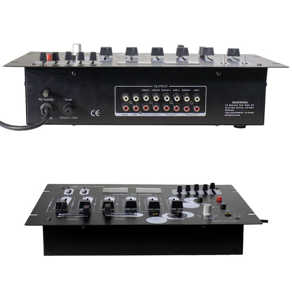 AVC - Mezclador de Sonido AVC 5 Canales Stereo.