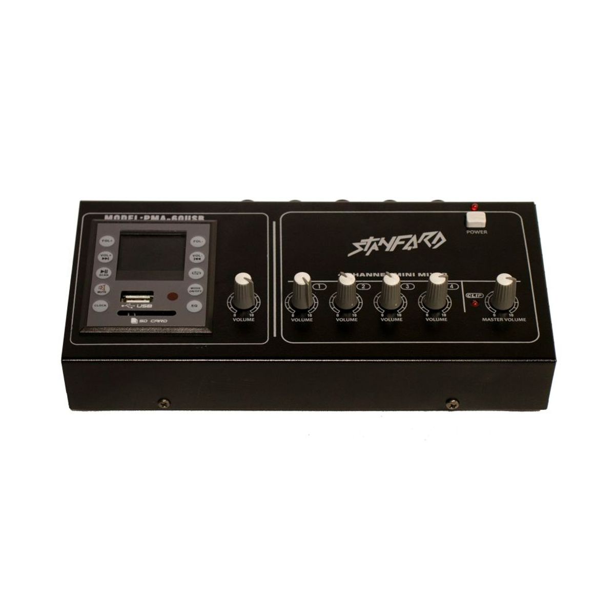 STANFORD - Mezclador de Sonido STANFORD 4 micrófonos con Display.