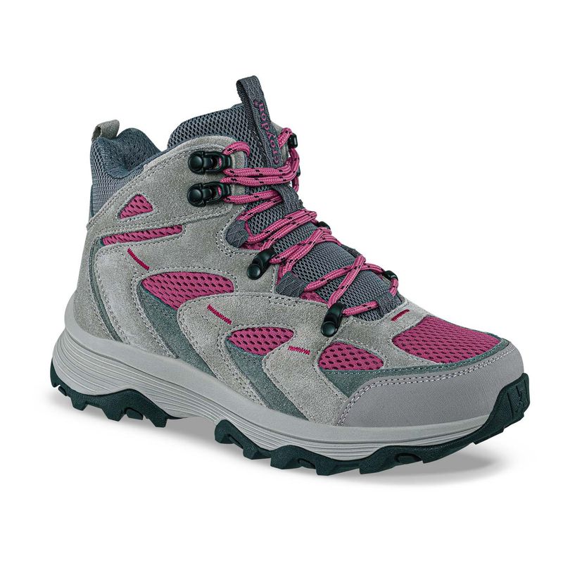 CROYDON - Botas Outdoor Giper Gris-Fucsia para Mujer Croydon
