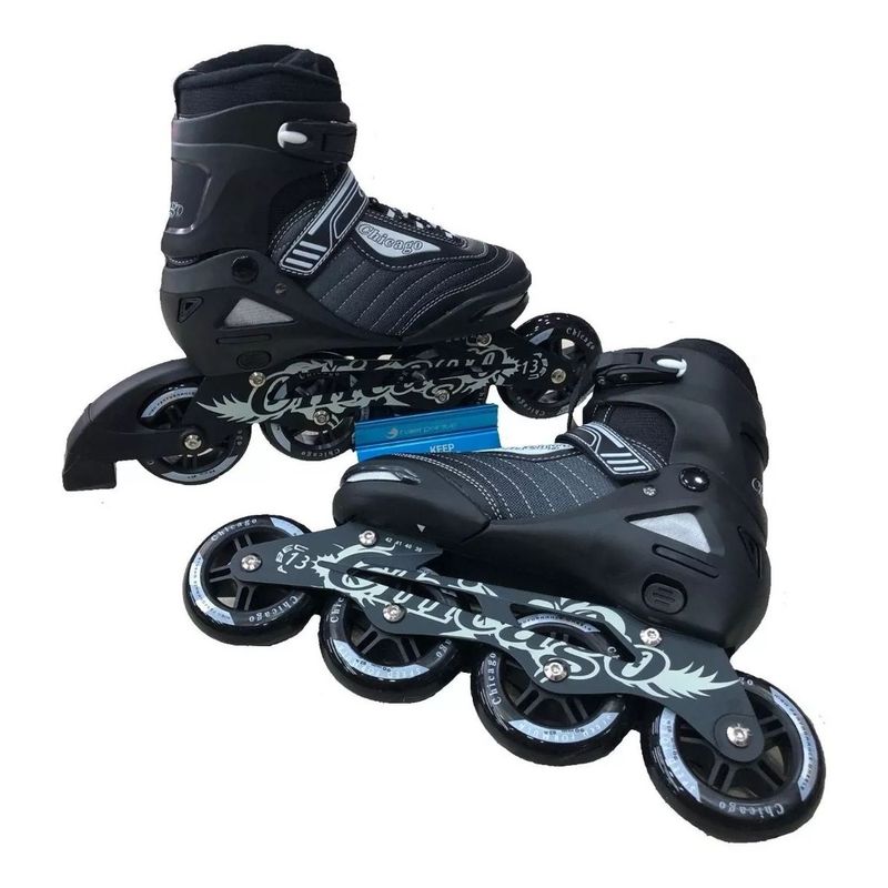 GENERICO - Patines Semiprofesionales Línea Ajusta a 3 Tallas, 35 a 38