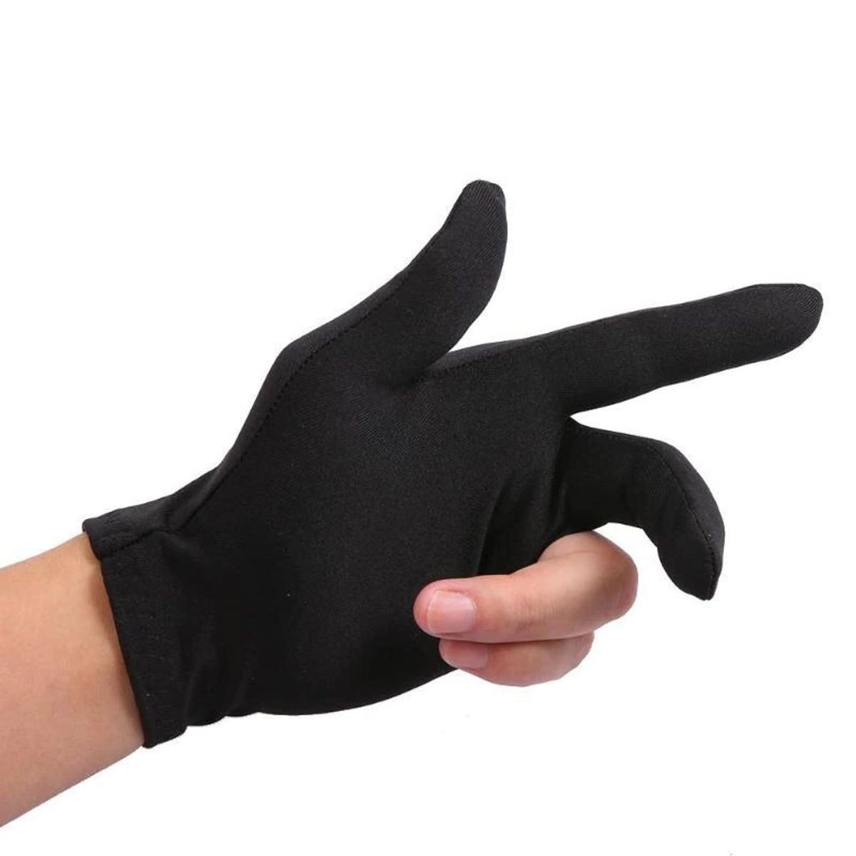 GENERICO - Guante Para Billar Tres Dedos Lycra Suave Mano Izquierda