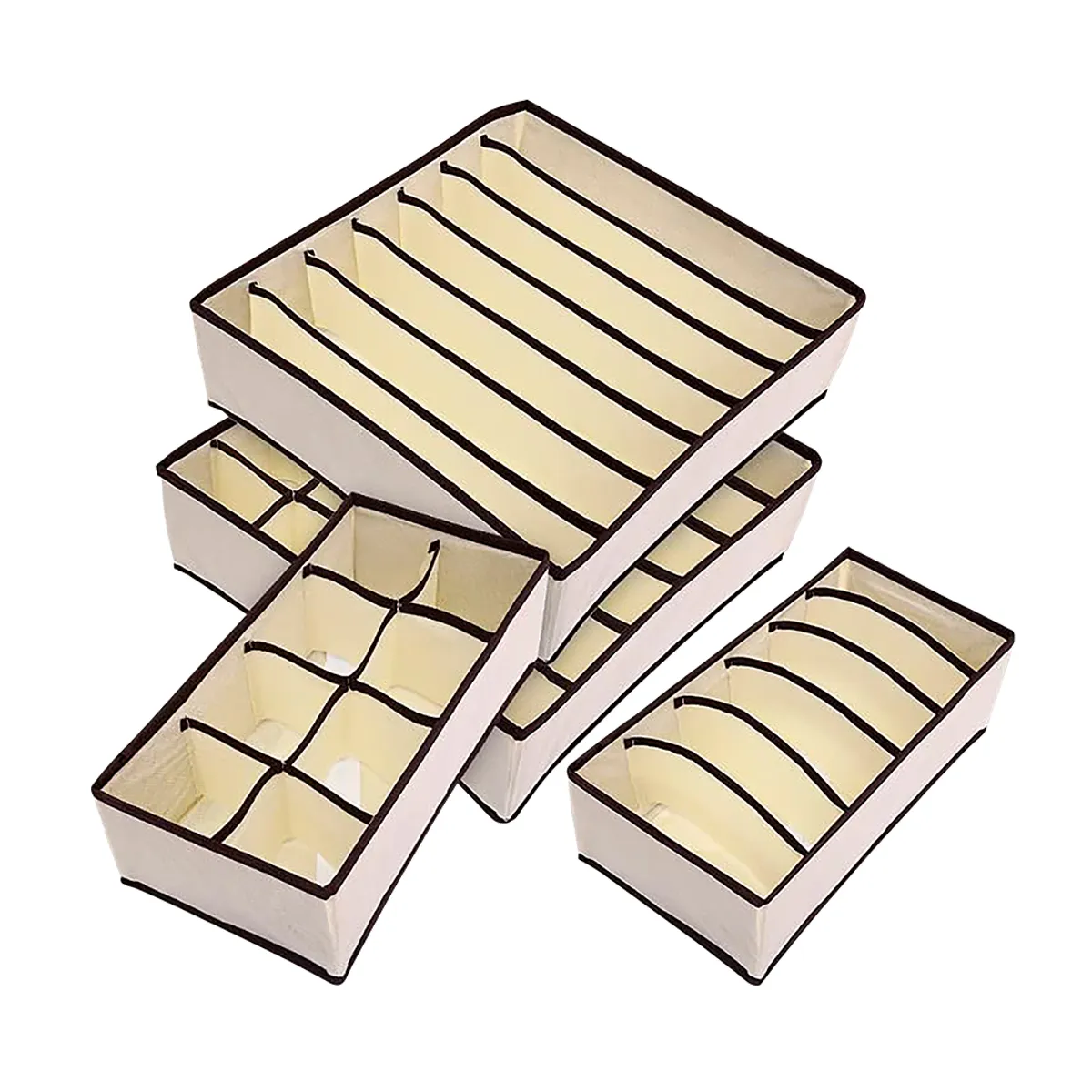 STAY ELIT - Organizador De Ropa Interior Y Divisor De Cajones Set De 4-